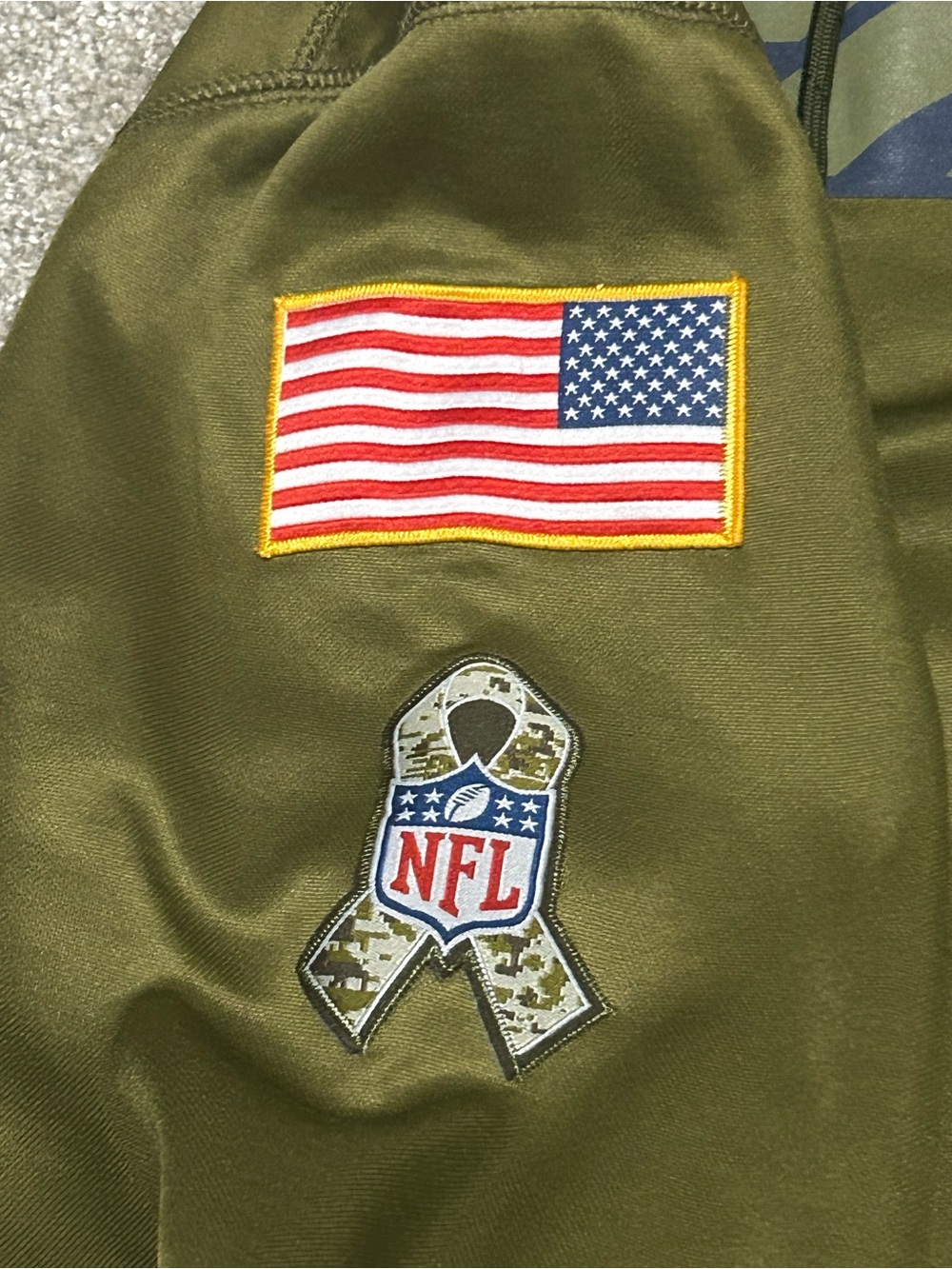 Nike Denver Broncos Salute to Service Hoodie Men’s XXL Olive Green NFL - Picture 6 of 8